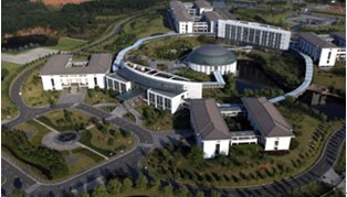 六安市行政中心鸟瞰
