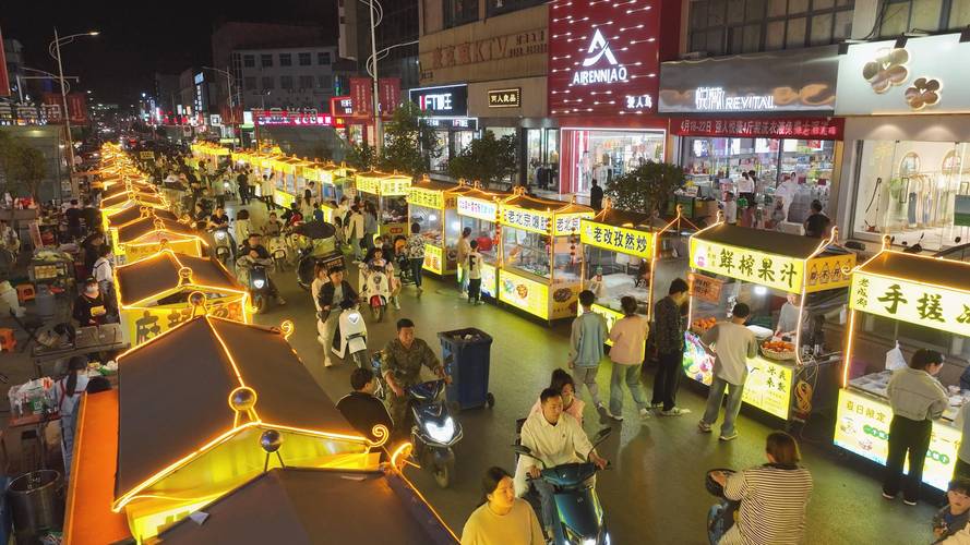 六安城区夜市人气